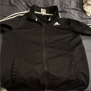 Black Adidas tracksuit jacket